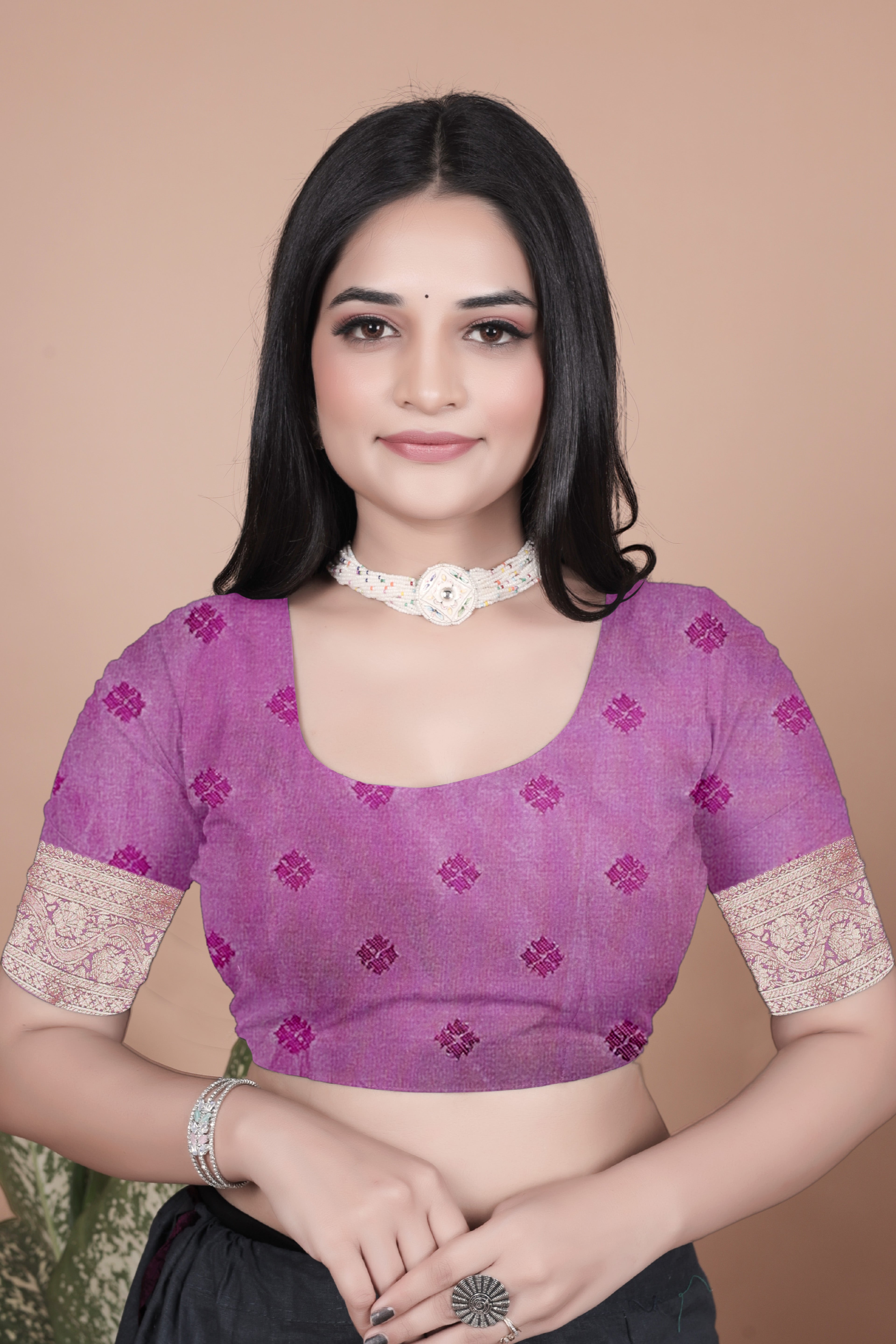 Banarasi Silk Saree with Golden Zari Weaving with 4 color option
